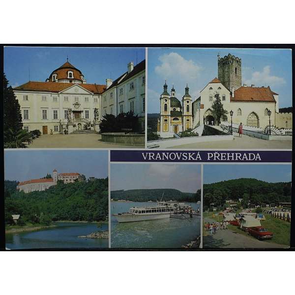 Pohled VRANOV NAD DYJÍ PŘEHRADA 02 Š BAR ČISTÝ