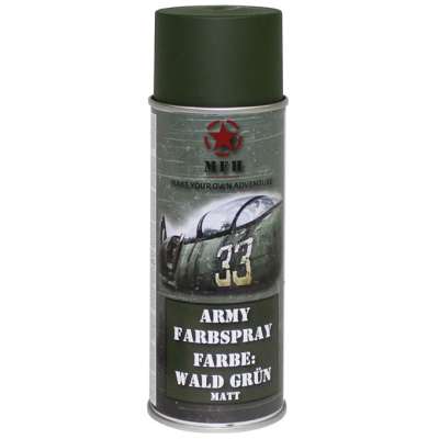 BARVA SPREJ ARMY 400ml POLNÍ MAT OLIV