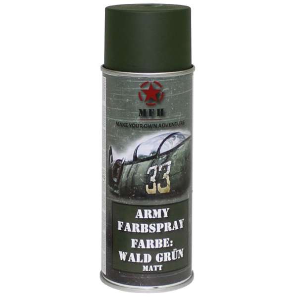 BARVA SPREJ ARMY 400ml POLNÍ MAT OLIV