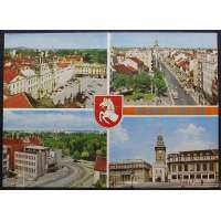 Pohled PARDUBICE PERNŠTEJNSKÉ NÁMĚSTÍ Š BAR PROŠLÝ