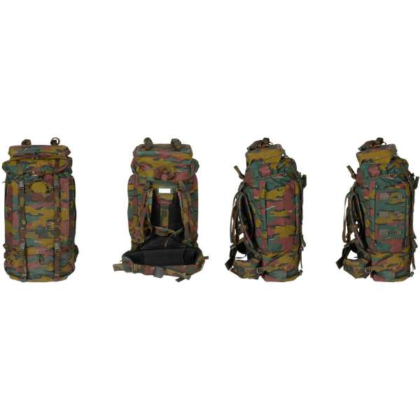 RUKSAK BELGIE BEZ POSTRANNÍCH KAPES orig BELG-CAMO