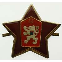 ODZNAK ČSSR LM Lidové Milice ČEPICOVÝ 32x32mm
