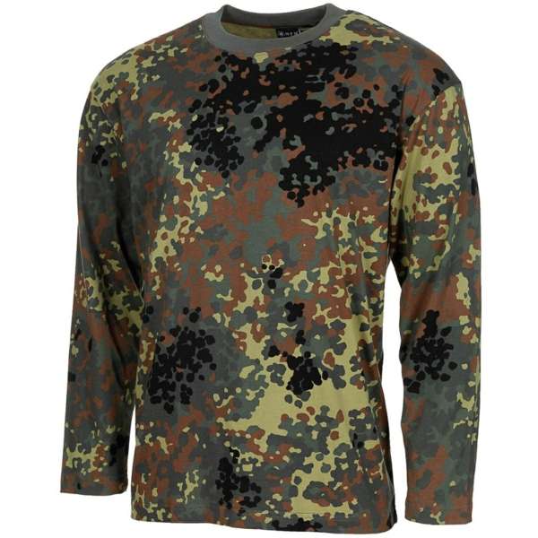 TRIKO US 170gr DLOUHÝ RUKÁV FLECKTARN