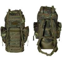 RUKSAK BW COMBAT MOLLE 65 LTR ALU-KONSTRUKCE FLECKTARN