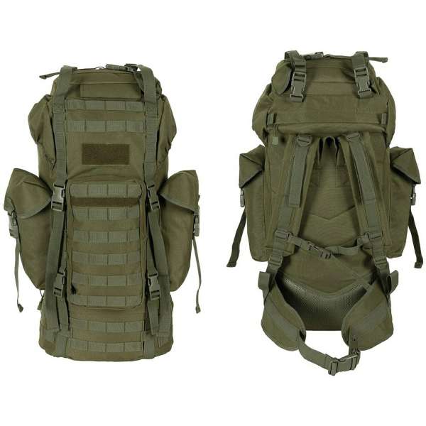RUKSAK BW COMBAT MOLLE 65 LTR ALU-KONSTRUKCE OLIV