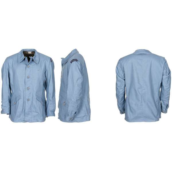 BLŮZA ŠVÉD CIVILNÍ SLUŽBA orig SVĚTLE MODRÁ