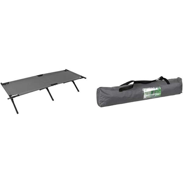 POSTEL POLNÍ 190x75cm S POUZDREM NOSNOST 110kg VÁHA 8,1kg ANTRACIT