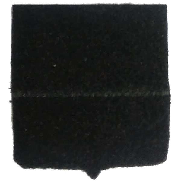 NÁŠIVKA AČR ŠTÍT VELCRO PODKLAD 70x80mm ČERNÁ