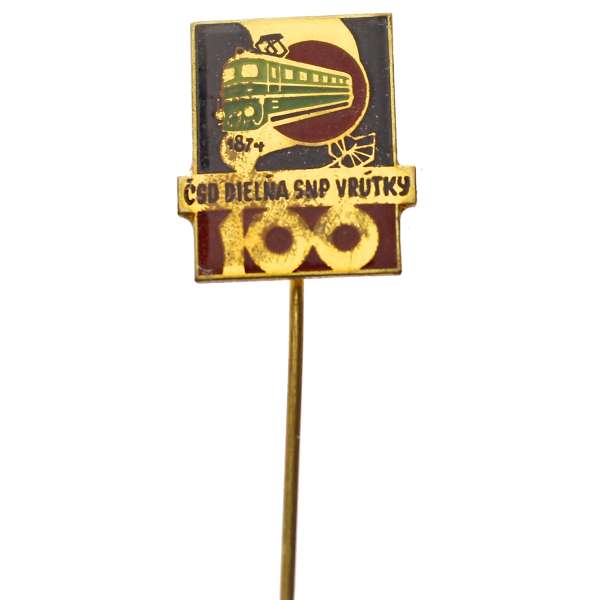 ODZNAK VRÚTKY ČSD JIEDELŇA SNP