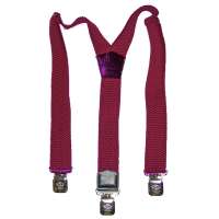 KŠANDY S KLIPEM ŠIROKÉ 38mm ČERVENÉ