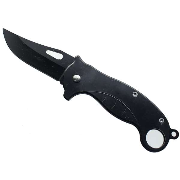 NOŽÍK KAPESNÍ 16cm, ČEPEL 7cm CARAMBIT ČERNÝ