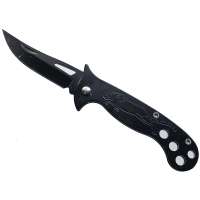NOŽÍK KAPESNÍ 16cm, ČEPEL 7cm LEV ČERNÝ