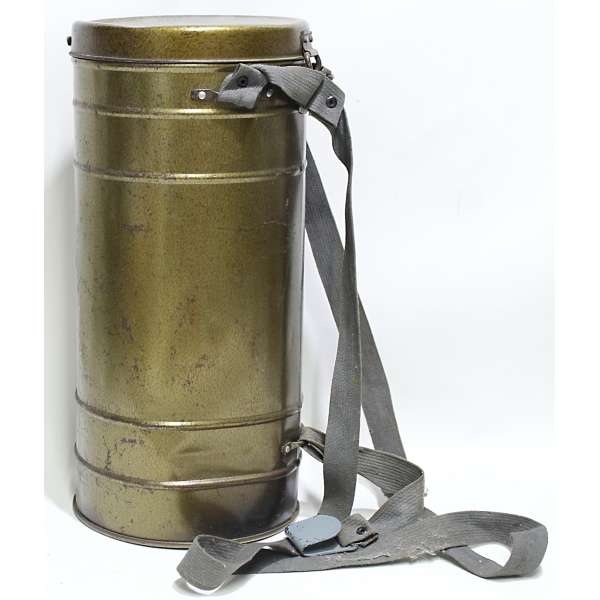 POUZDRO ČSLA NA MASKU 1952 PLECHOVÝ VÝŠKA 30cm