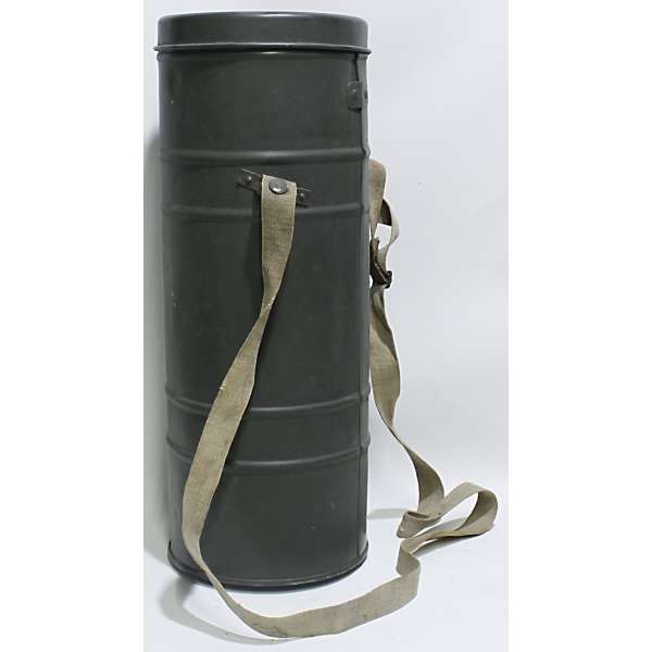 POUZDRO ČSLA NA MASKU 50-tá létá PLECHOVÝ VÝŠKA 35cm