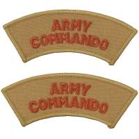 NÁŠIVKA BRIT ARMY COMMANDO 2ks orig DESERT