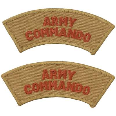 NÁŠIVKA BRIT ARMY COMMANDO 2ks orig DESERT