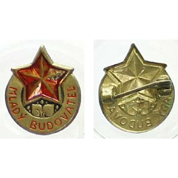 ODZNAK ČSR MLADÝ BUDOVATEL 50-tá léta