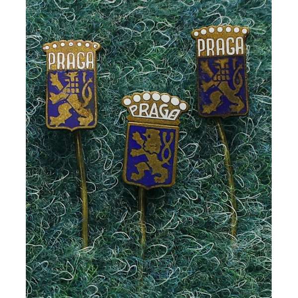 ODZNAKY ČSR LOT 3ks PRAGA