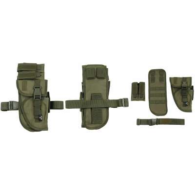 HOLSTR NA PISTOLI PRAVÝ Tactical 4 DÍLY OLIV