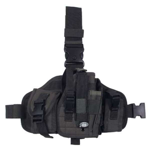 HOLSTR OPASKOVÝ PRAVÝ 1 KAPSA ZÁSOBNÍK 2 KAPSY UNIVERSAL OLIV