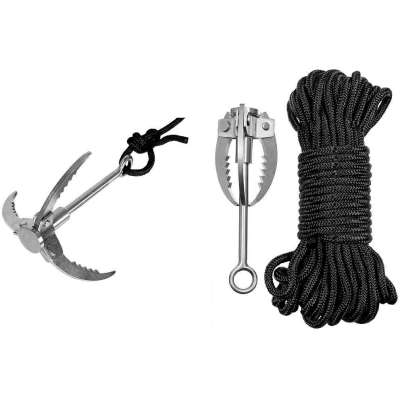 KOTVA HÁZECÍ SKLÁDACÍ LANO 8mm 15m 950gr OCEL