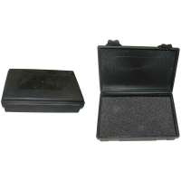 BOX VODĚVZDORNÝ 18x11x4,5cm 2 ZAKLAPÁVACÍ ÚCHYTY PVC ČERNÝ