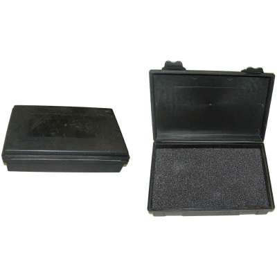 BOX VODĚVZDORNÝ 18x11x4,5cm 2 ZAKLAPÁVACÍ ÚCHYTY PVC ČERNÝ