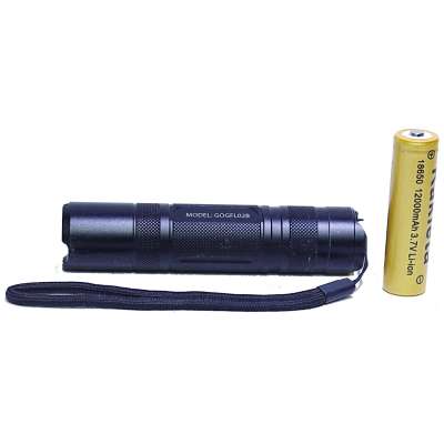 BATERKA LED 12cm U ÚCHYTEM NA RUKU DOBÍJECÍ AKKU Li-ion 12000mAh