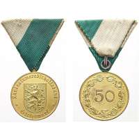 MEDAILE RAKOUSKO LANDESKAMERADSCHFAFTSBUND STEIERMARK 50 Jahre ZLATÁ