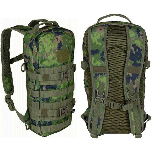 RUKSAK Daypack 15 LTR 23x43x8cm NASTAVITELNÝ, BŘIŠNÍ PÁS M05 tarn