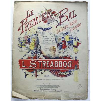 NOTY nakladatel Aug.Cranz L.Streabbog op.230 LE PREMIER BAL piano 11 stran