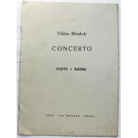 NOTY nakladatel Em.Wetzler Praha V.Blodek CONCERTO flétna 10 stran