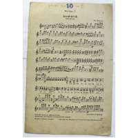 NOTY nakladatel Urb8nek Praha Fr.Kmoch JARABÁČEK-pochod, ČESKÁ MUZIKA-pochod violino 2 strany