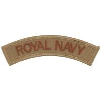 NÁŠIVKA BRIT DOMOVENSK ROYAL NAVY orig KHAKI