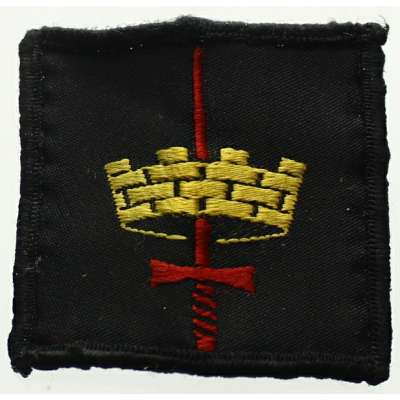 NÁŠIVKA BRIT 50x45mm MEČ LONDON DISTRICT TACICAL RECOGNITION