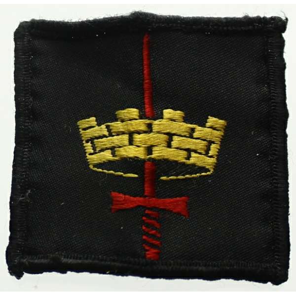 NÁŠIVKA BRIT 50x45mm MEČ LONDON DISTRICT TACICAL RECOGNITION