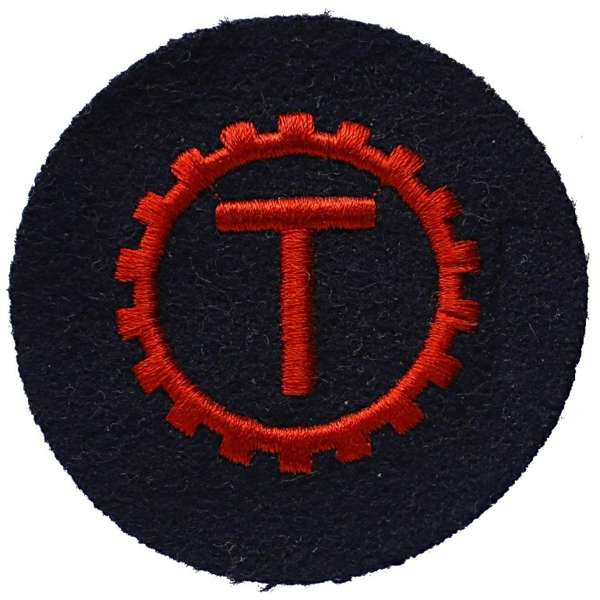 NÁŠIVKA NVA 70mm 25TURBINE ČERVENÁ-TMAVĚMODRÁ