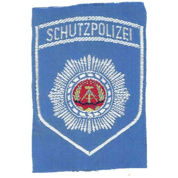 NÁŠIVKA NVA 75X100 SCHUTZPOLIZEI MODRO-ŠEDÁ