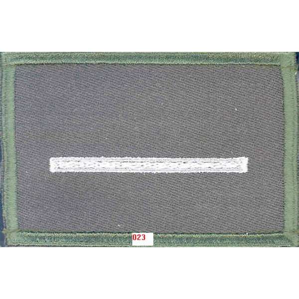 NÁŠIVKA NVA hodnost 90x60mm GEFREITER