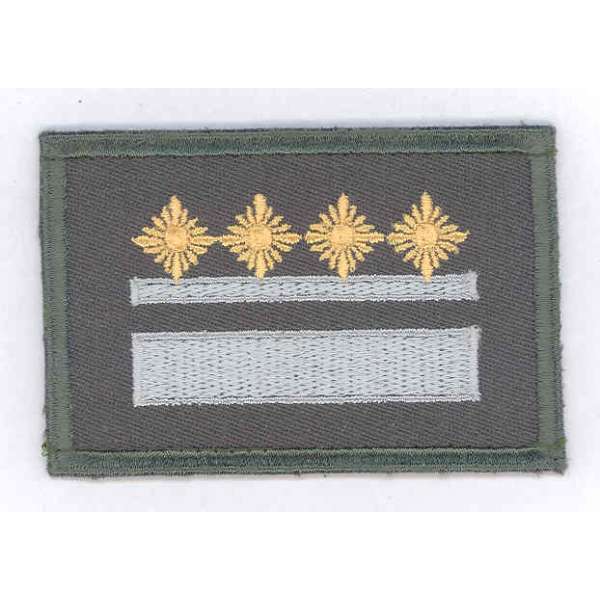 NÁŠIVKA NVA hodnost 90x60mm HAUPTMANN-KAPITANLEUTNANT