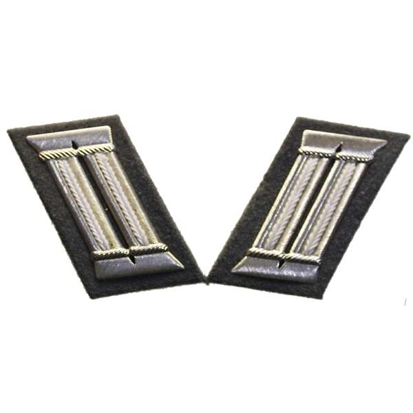 NÁŠIVKA NVA LÍMCOVÉ VÝLOŽKY 80x40mm DŮSTOJNÍK POHRANIČNÍ STRÁŽE BÍLÉ