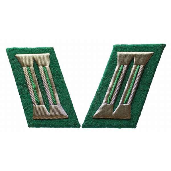 NÁŠIVKA NVA LÍMCOVÉ VÝLOŽKY 80x40mm DŮSTOJNÍK POHRANIČNÍ STRÁŽE OLIV