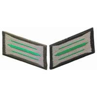 NÁŠIVKA NVA POHRANIČNÍ VOJSKO výložky 70x30mm 30 ŘADOVÝ VOJÁK