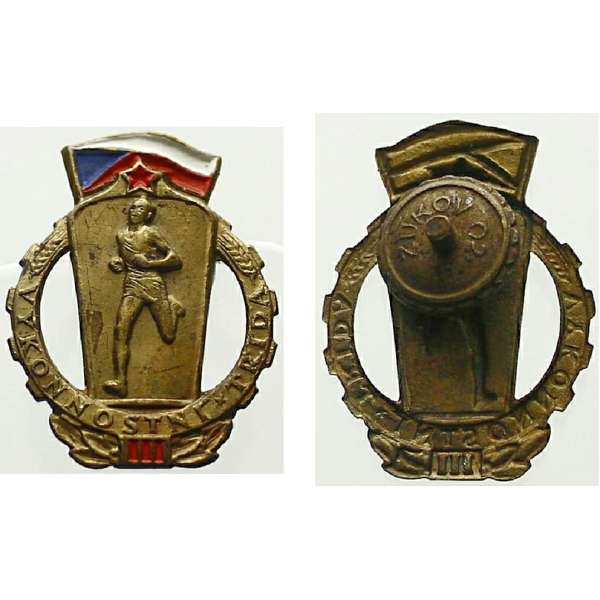 ODZNAK ZDATNOSTI VÝKONOSTNÍ TŘÍDA III ZUKOV