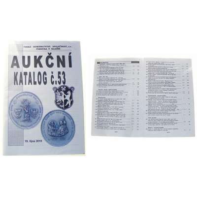 KNIHA AUKČNÍ KATALOG KLADNO 2019