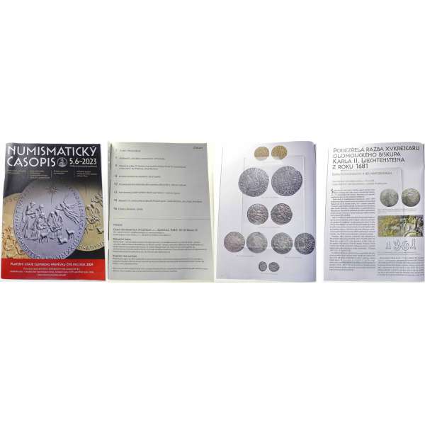 KNIHA NUMISMATICKÝ ČASOPIS 5,6-2023