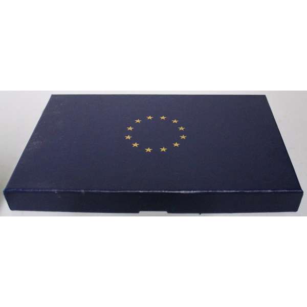 KRABIČKA NA EURO MINCE 21x1x2cm MODRÁ