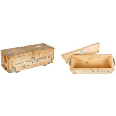 BEDNA TRANSPORTNÍ ITAL 58x22x20cm S 2ks ÚCHOP orig DŘEVO