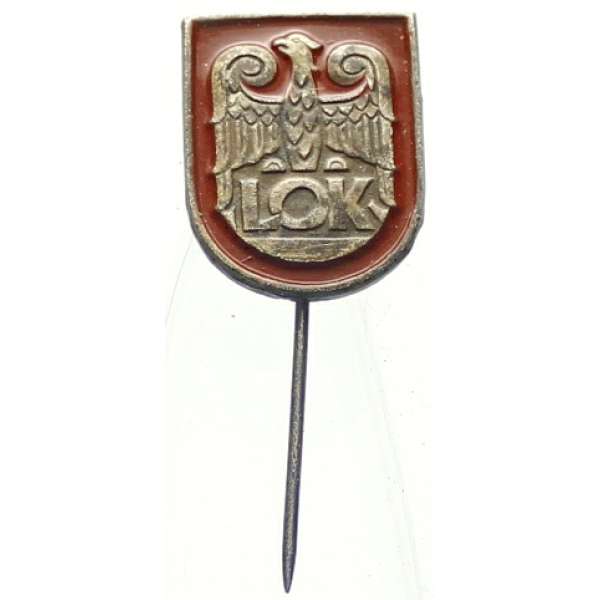 ODZNAK POLSKO 16x20mm LOK LIGA OBRONY KRAJU ZAPICHOVACÍ