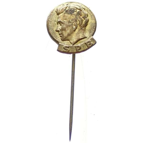 ODZNAK ČSR 20x22mm SPB NÁRODNÍ HRDINA JULIUS FUČÍK ZAPICHOVACÍ
